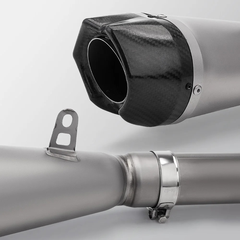 Titanium Exhaust Motorcycle Complete Exhaust System Is Used for CFMOTO 675SR-R